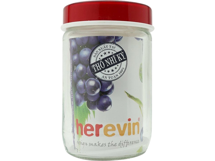 Hủ TT Herevin tròn nắp Deco 660ML giá rẻ tại Nguyễn Kim