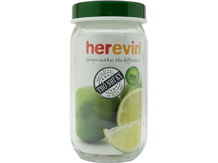 Hủ TT Herevin tròn nắp Deco 1L giá rẻ tại Nguyễn Kim
