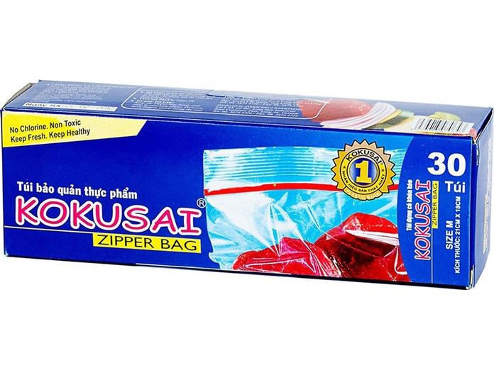 Túi zipper kokusai - size M