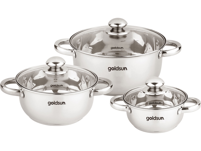 Bộ 3 nồi inox Goldsun GE40-3306SG