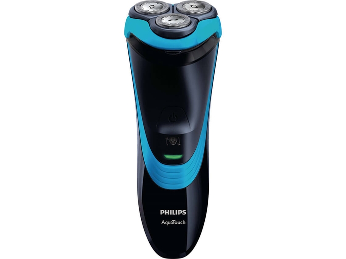 Máy cạo râu Philips AT756 có thể cạo khô và ướt nhờ đầu bịt Aquatec