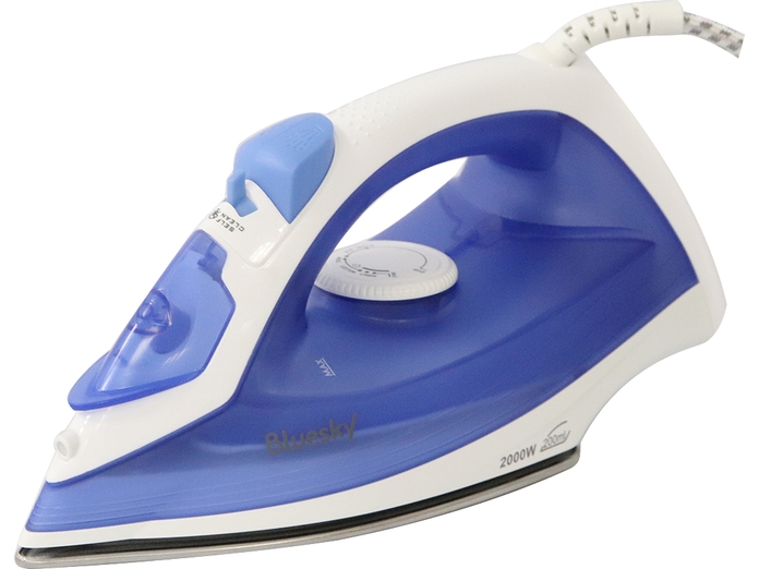 Bàn ủi hơi nước Bluesky BSI2000A-18 mặt nghiêng trái