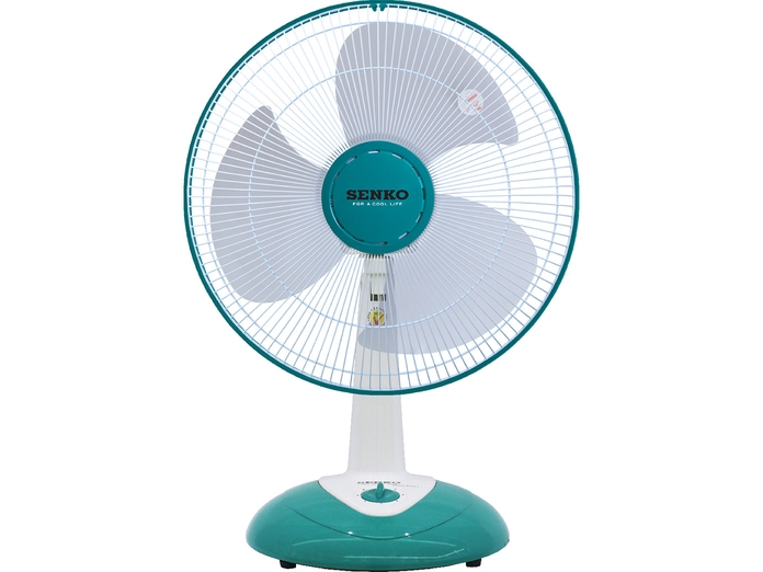 Quạt bàn Senko B1612 Kem cốm mặt chính diện