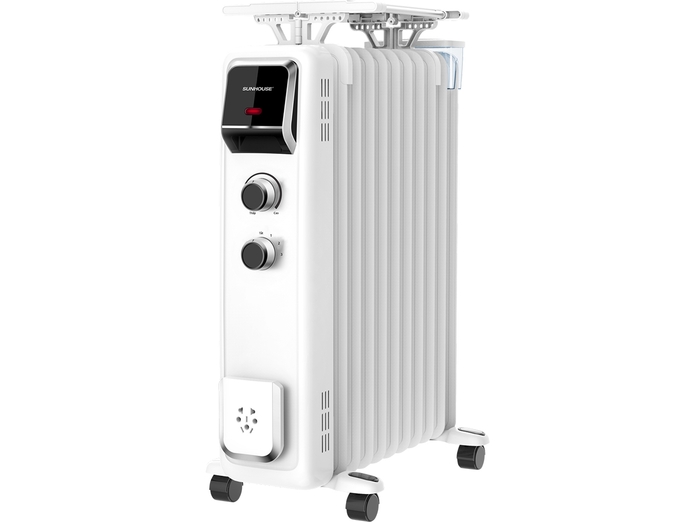 Máy sưởi dầu Sunhouse 13 lá SHD7084 mặt nghiêng trái