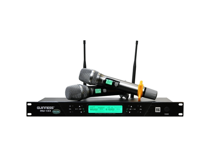 Micro không dây Guinness MU-133 mặt chính diện