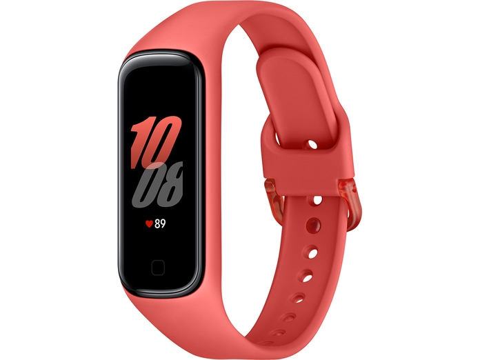 Vòng đeo tay SamSung Galaxy Fit2 Đỏ mặt nghiêng trái