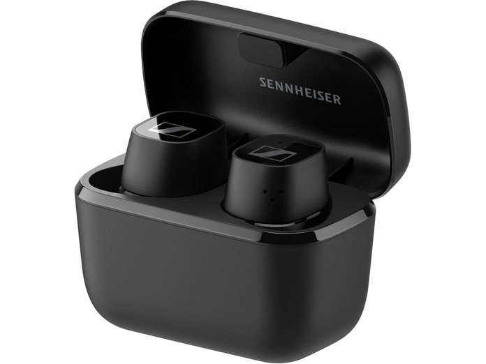 Tai nghe bluetooth Sennheiser CX 400BT Đen mặt nghiêng phải hộp mở