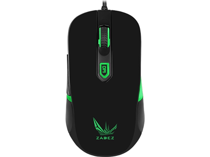 Chuột gaming Zadez GT-613M Đen đèn LED hiển thị màu sắc