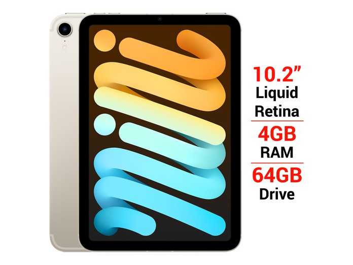iPad Mini 6 Wifi Cellular 64GB 8.3 inch MK8C3ZA/A Trắng (2021) giá tốt tại Nguyễn Kim