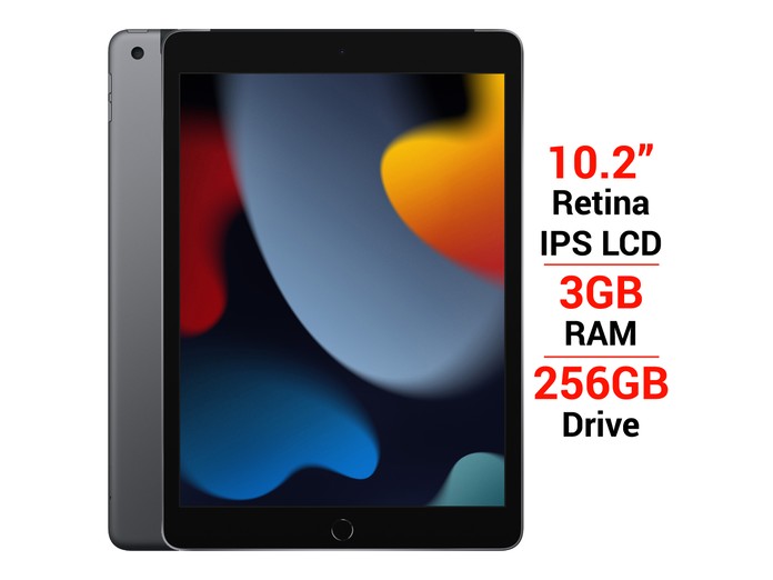 iPad Gen 9 Wifi Cellular 256GB 10.2 inch MK4E3ZA/A Xám (2021) giá tốt tại Nguyễn Kim
