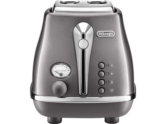 Máy nướng bánh mì Delonghi CTOT2103 GY mặt chính diện