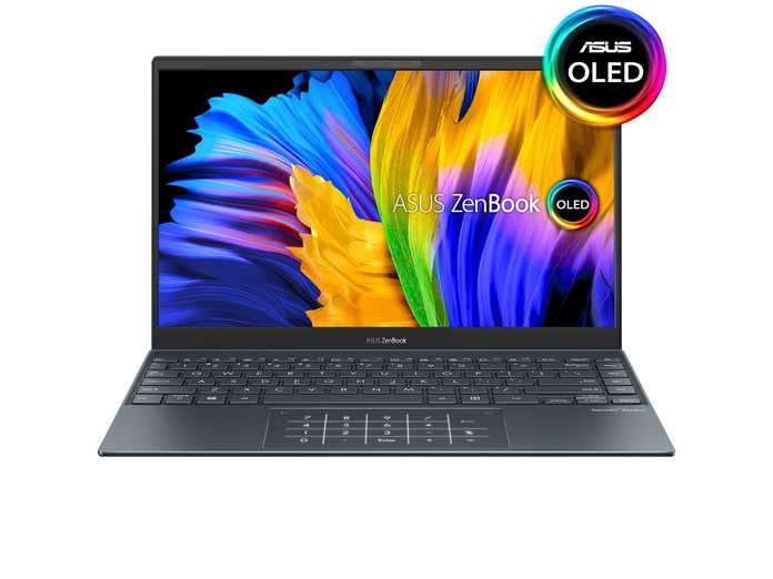 Laptop Asus ZenBook UX325EA i5-1135G7 (KG656W) mặt chính diện