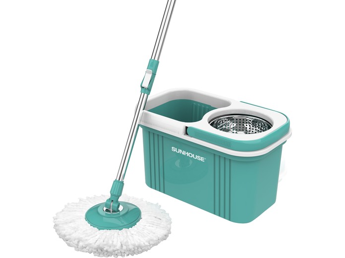 Bộ lau nhà xoay 360 độ Sunhouse KS-CL330S màu xanh