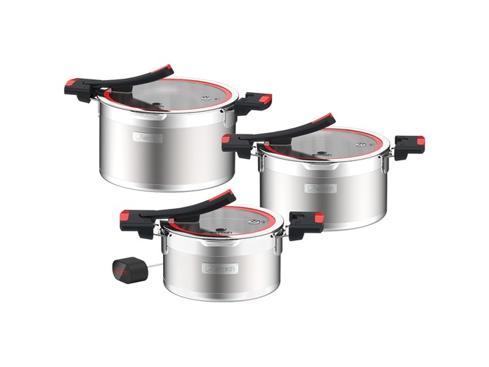 Bộ nồi Inox Elmich Milano EL-8090 bộ 3 nồi