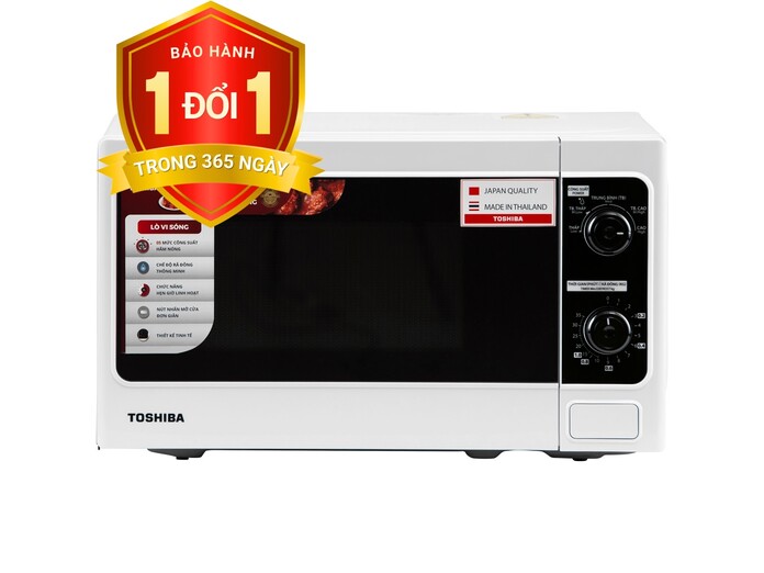 Lò vi sóng Toshiba 20 lít ER-SM20(W1)VN chính diện