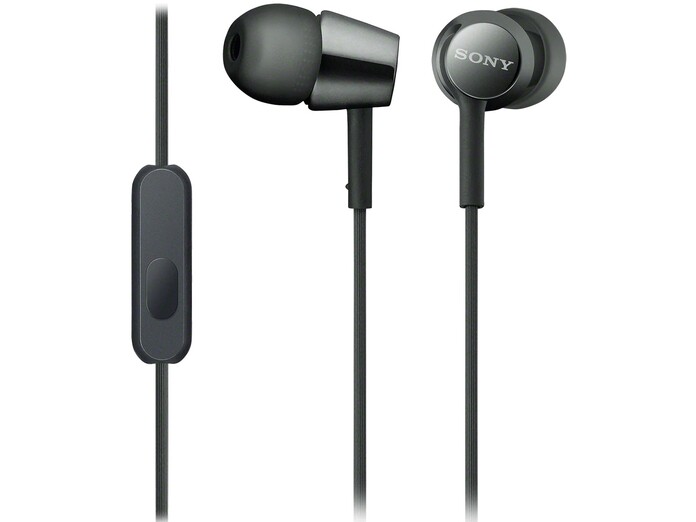 Tai nghe Sony MDREX155APBQE màu đen giá hấp dẫn tại Nguyễn Kim