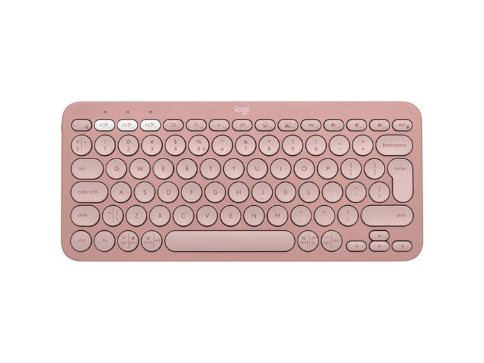 Bàn phím Bluetooth Logitech Pebble Keys 2 K380s Hồng