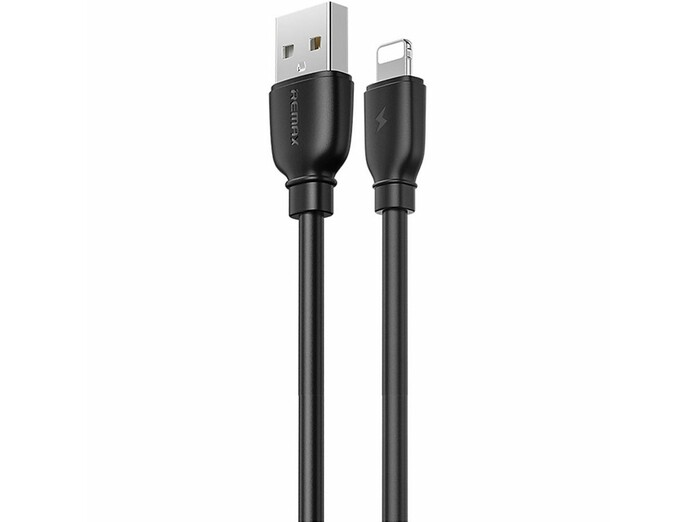 Cáp sạc nhanh Remax USB to Lightning RC-138i Đen