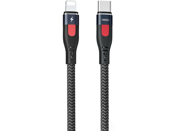 Cáp sạc Remax Type-C to Lightning RC-188i Đen