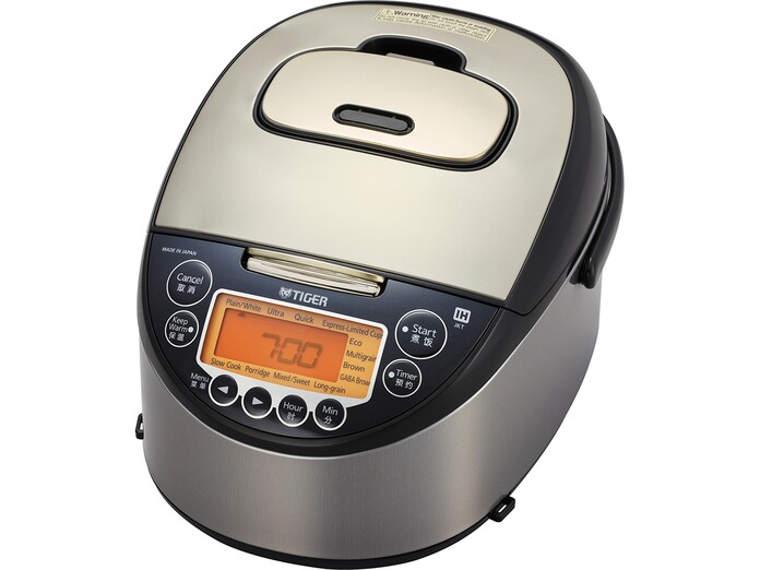 Nồi cơm điện tử cao tần Tiger 1.8 lít JKT-F18W Xám Đen