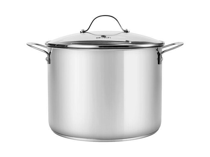 Nồi luộc gà inox 304 Elmich EL-2525IN30 size 30cm chính diện