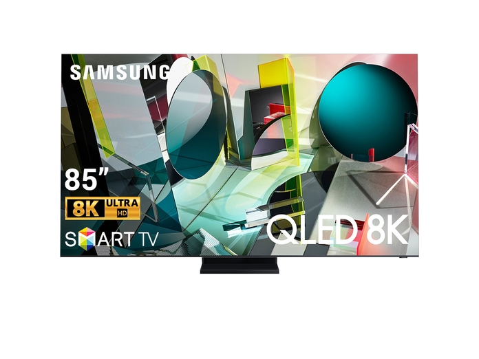 Smart Tivi QLED Samsung 8K 85 inch QA85Q950TSKXXV mặt chính diện