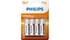 Pin AA 4 viên Zinc Carbon Philips R6L4B