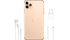 Điện thoại iPhone 11 Pro Max 256GB Vàng Đồng mặt lưng
