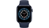 Apple Watch S6 GPS 44mm vỏ nhôm dây cao su Xanh Lam mặt chính diện