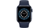 Apple Watch S6 GPS 40mm vỏ nhôm dây cao su Xanh lam mặt chính diện