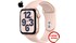 Apple Watch SE GPS 44mm Vỏ nhôm Dây cao su Hồng mặt nghiêng trái