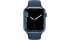 Apple Watch S7 GPS 45mm viền nhôm dây cao su Xanh dương mặt chính diện
