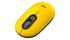 Chuột không dây Logitech POP with Emoji Vàng Đen mặt nghiêng