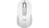 Chuột không dây Logitech Signature M650 Trắng mặt chính diện