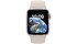 Apple Watch SE GPS 40mm viền nhôm dây silicone Starlight MNJP3VN/A chính diện