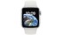 Apple Watch SE LTE 40mm viền nhôm Bạc dây silicone Trắng MNPP3VN/A chính diện