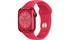 Apple Watch S8 LTE 41mm viền nhôm dây silicone Đỏ MNJ23VN/A nghiêng trái
