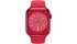 Apple Watch S8 LTE 45mm viền nhôm dây silicone Đỏ MNKA3VN/A chính diện