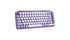 Bàn phím cơ không dây Logitech POP Keys Tím nghiêng trái