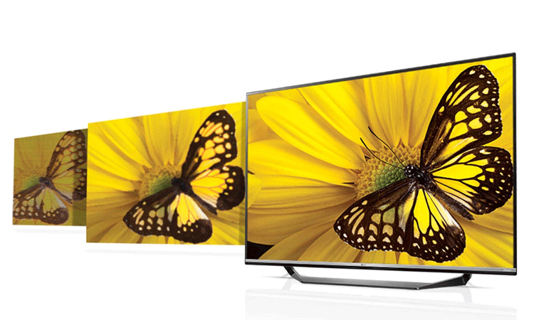 Nâng cấp hình ảnh chi tiết đến 4K trên tivi Led 55 inch LG 55UJ632T